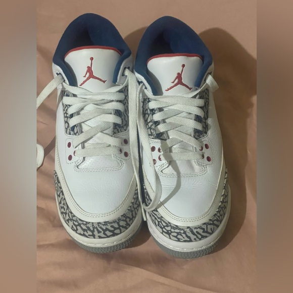Jordan 3 Retro True Blue (2016) Boys 7Y Women’s 8.5
